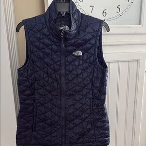 The North Face Navy Quilted Vest